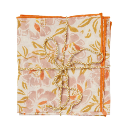 Serviettes de Table - Lot de 2 - Petunia Rose
