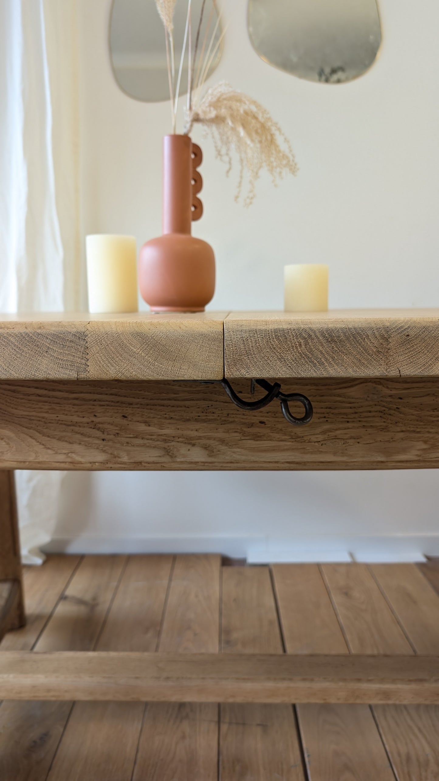 Table ovale en chêne