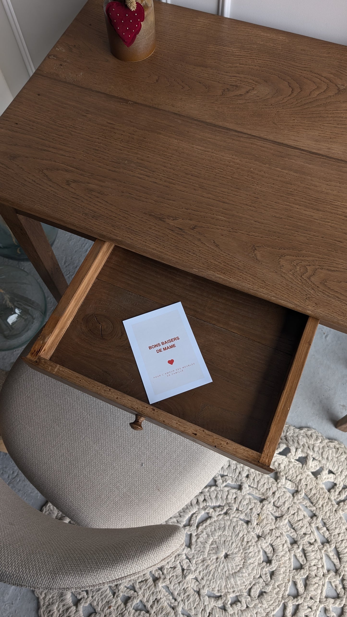 Bureau en chêne