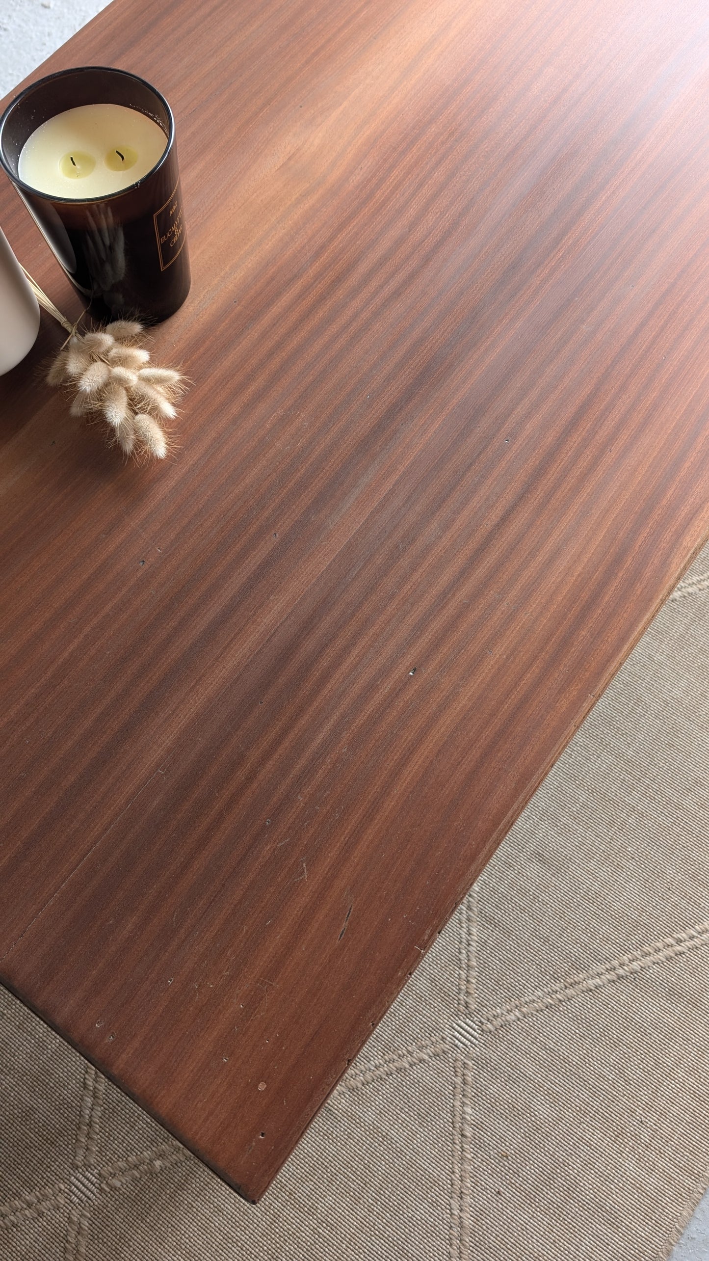 Table basse acajou