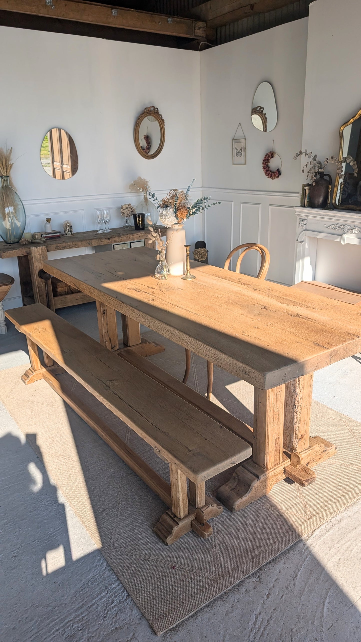 Table monastère et son banc