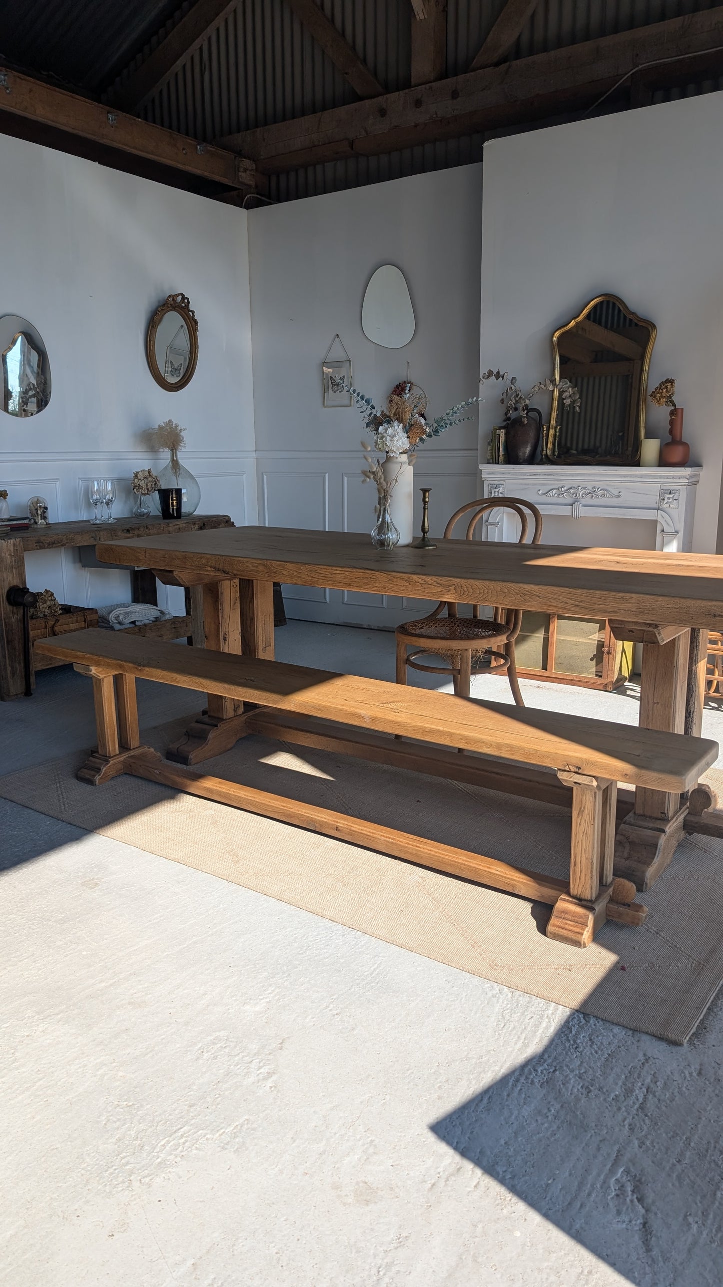 Table monastère et son banc