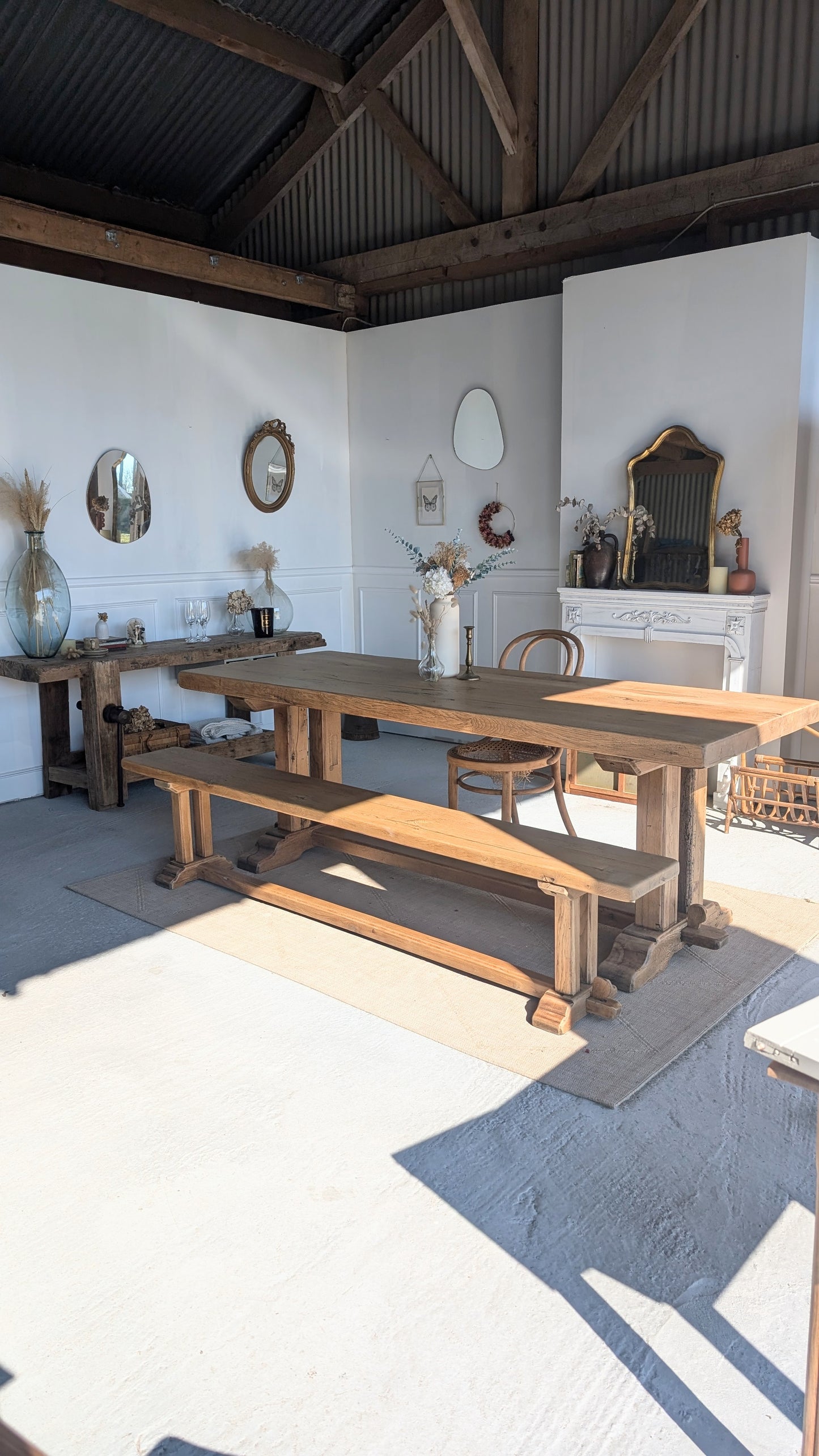 Table monastère et son banc