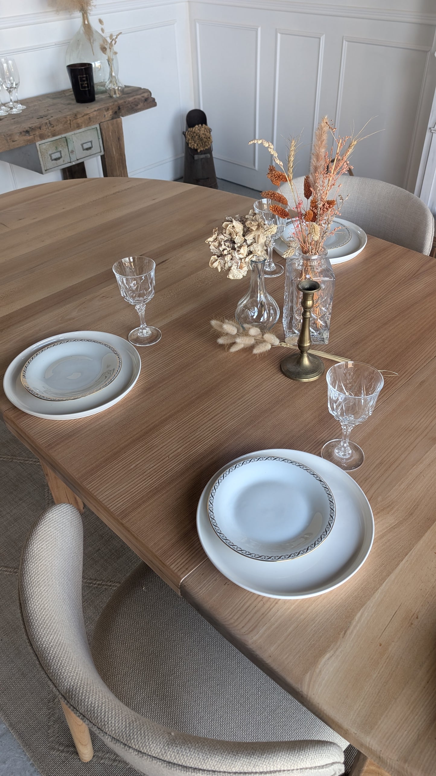 Table ovale
