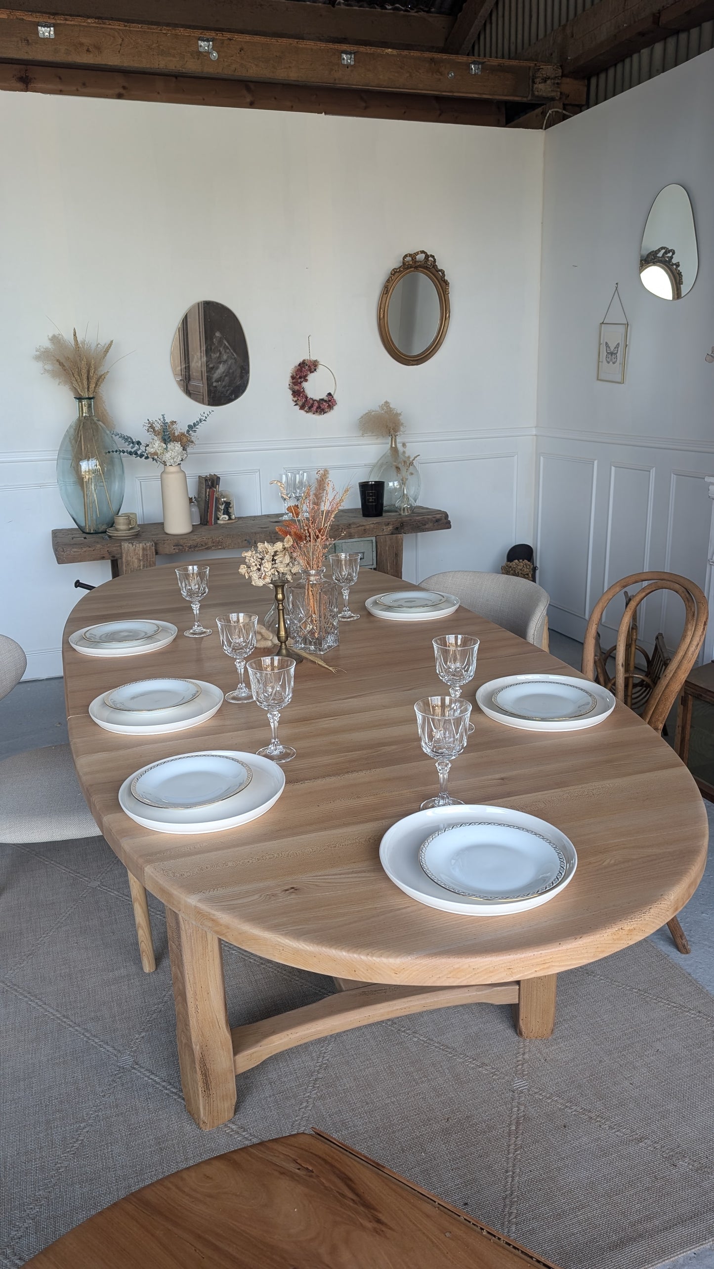 Table ovale