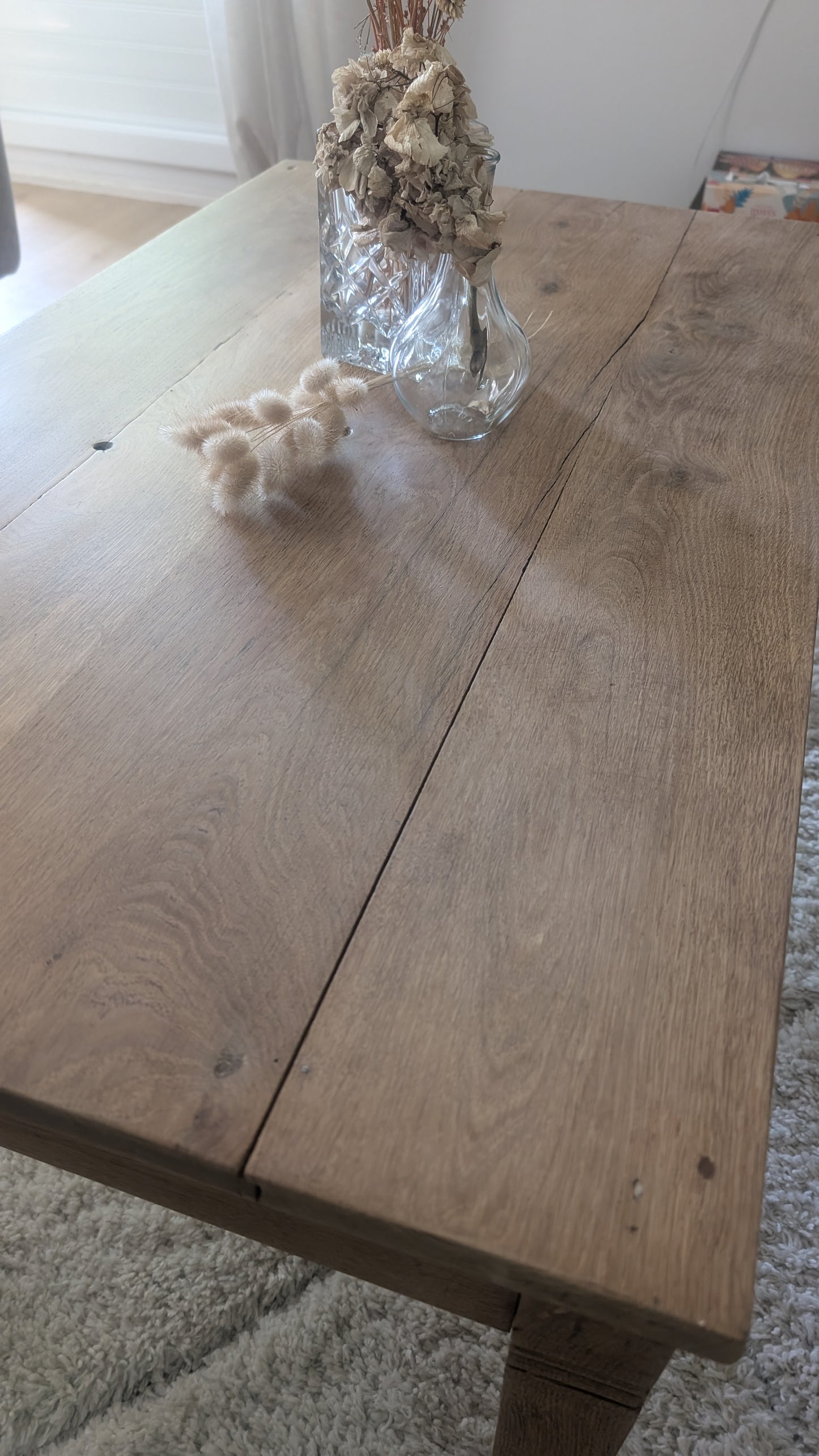 Table basse en chêne