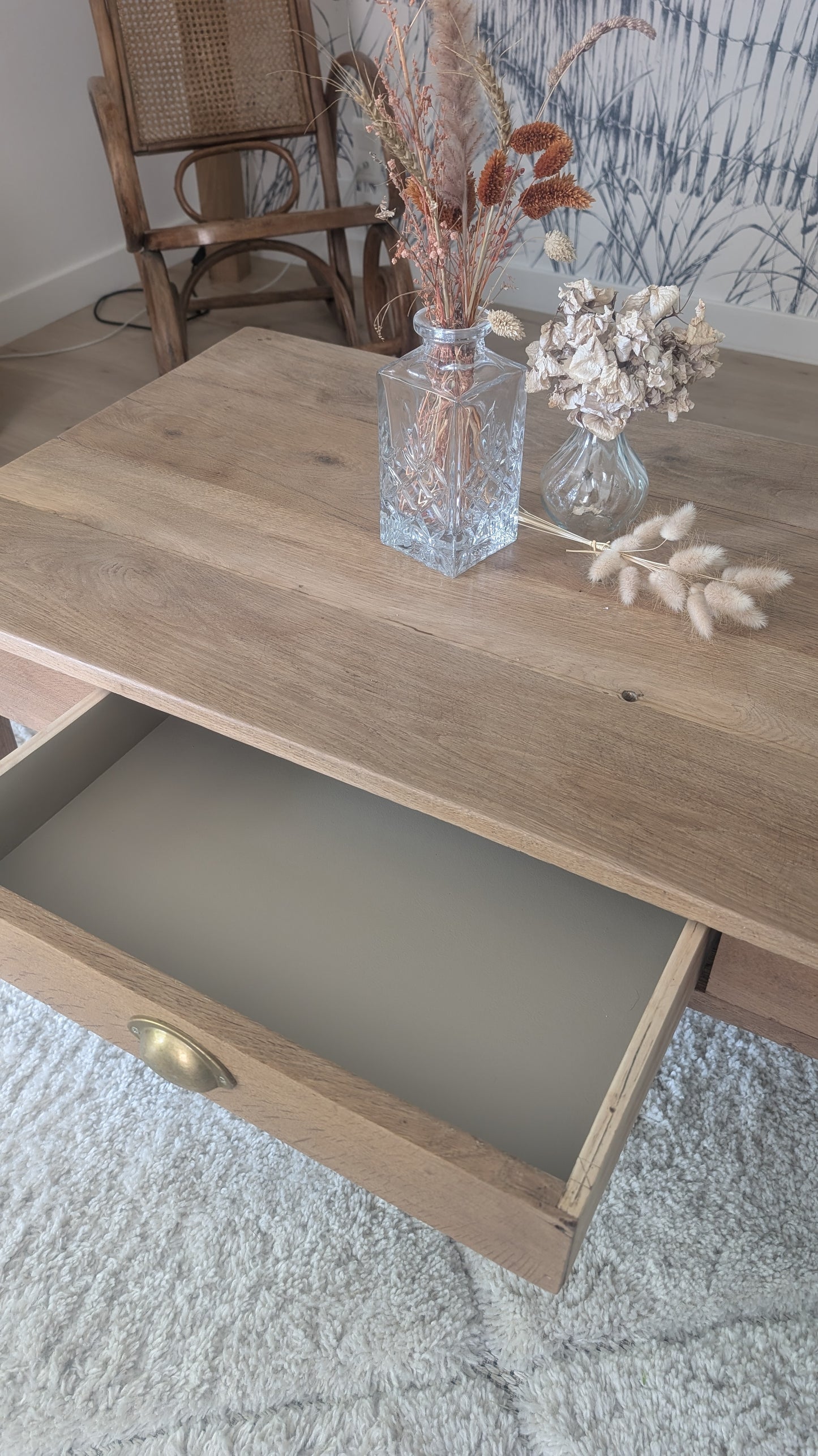 Table basse en chêne