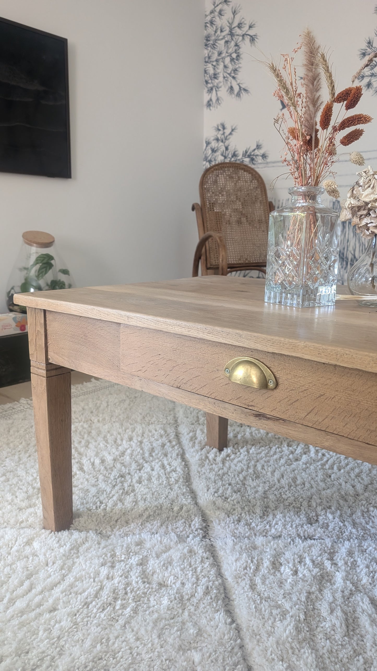 Table basse en chêne
