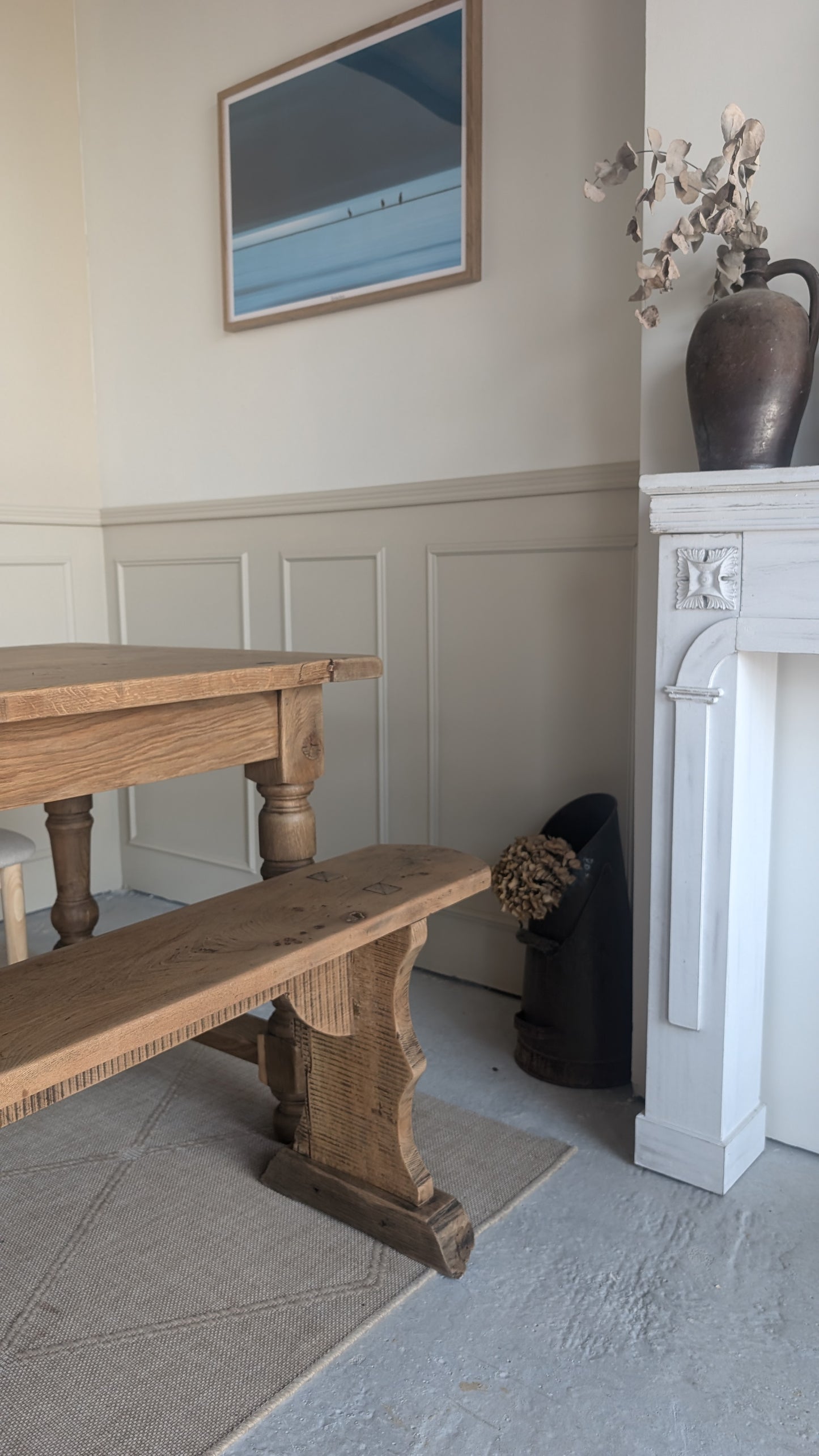 Table de ferme & son banc