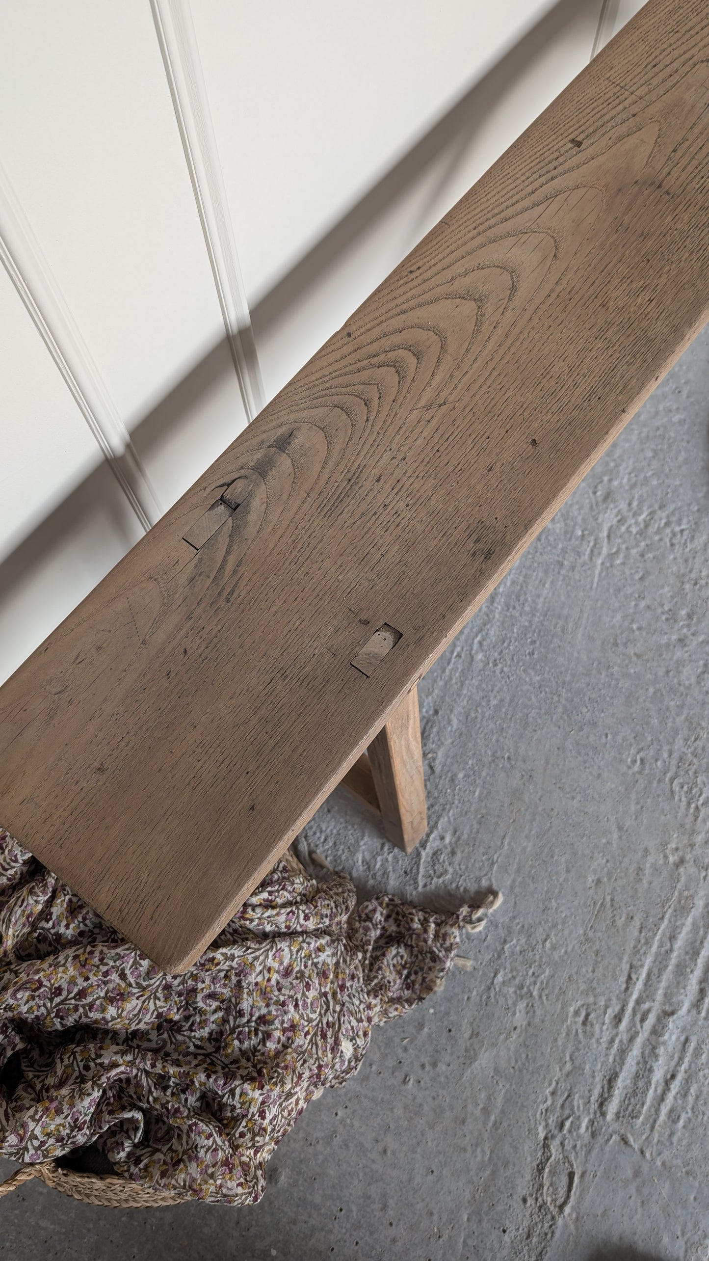 Banc ancien en chêne