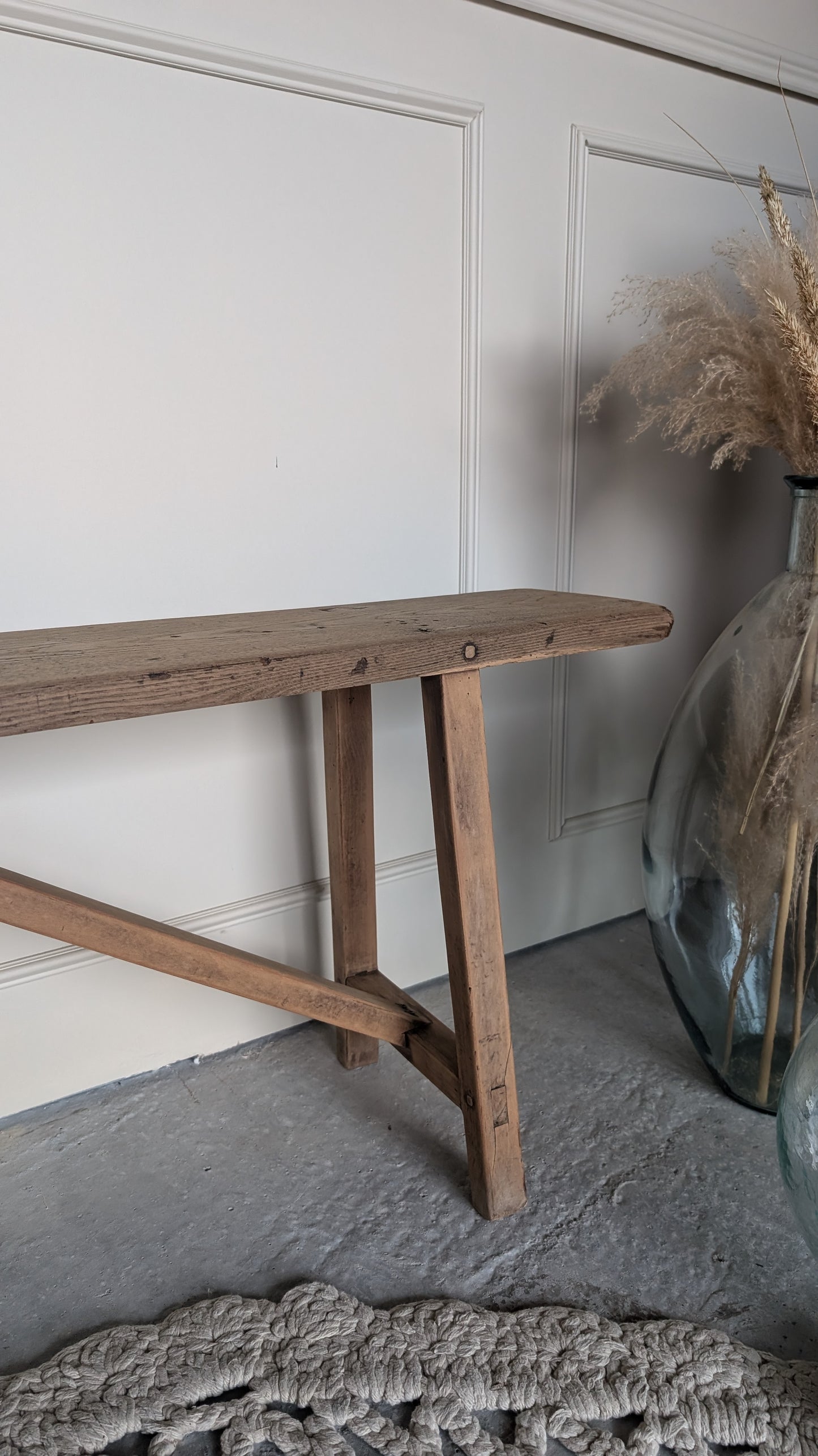 Banc ancien en chêne