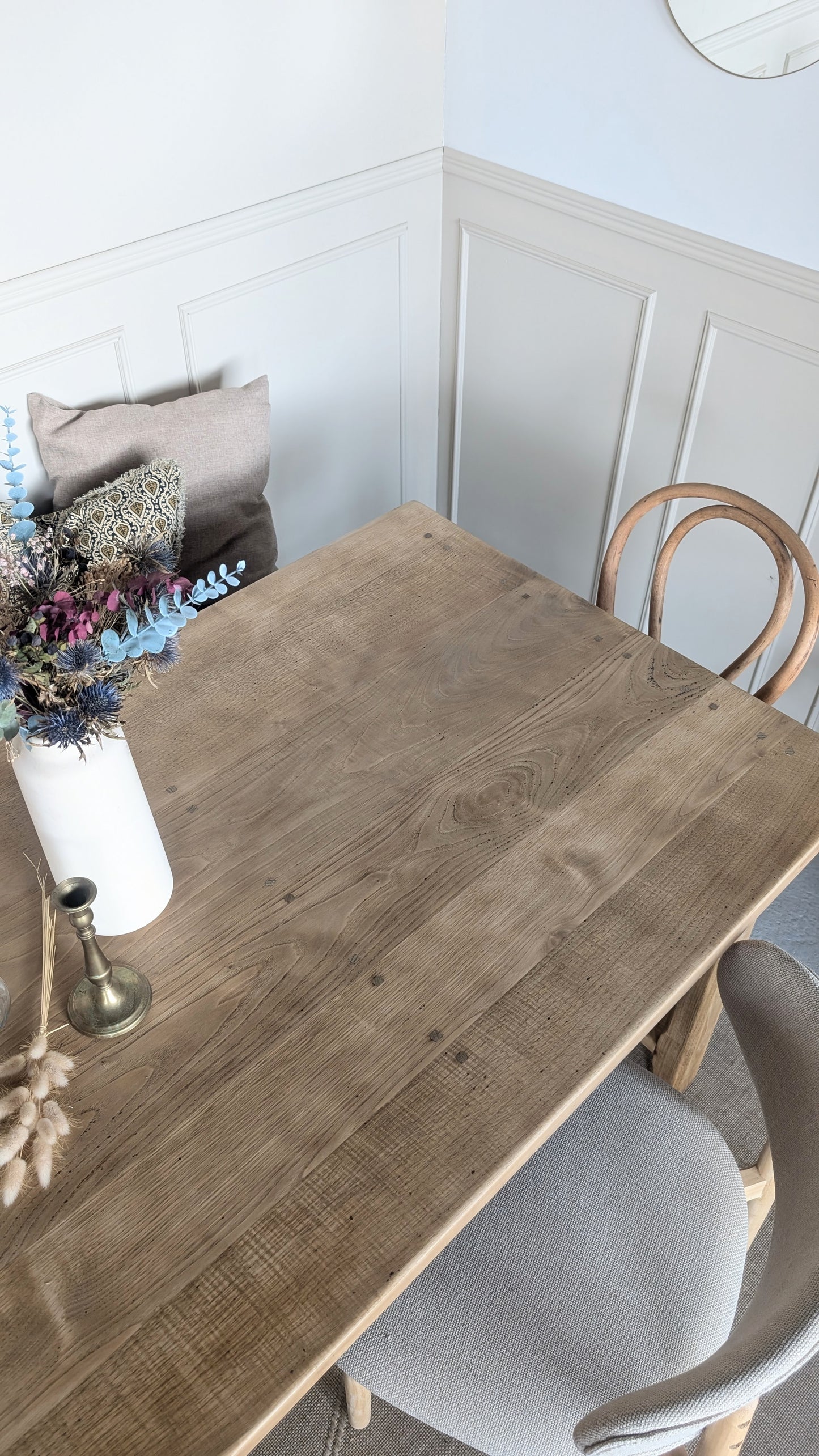 Table de ferme en chêne