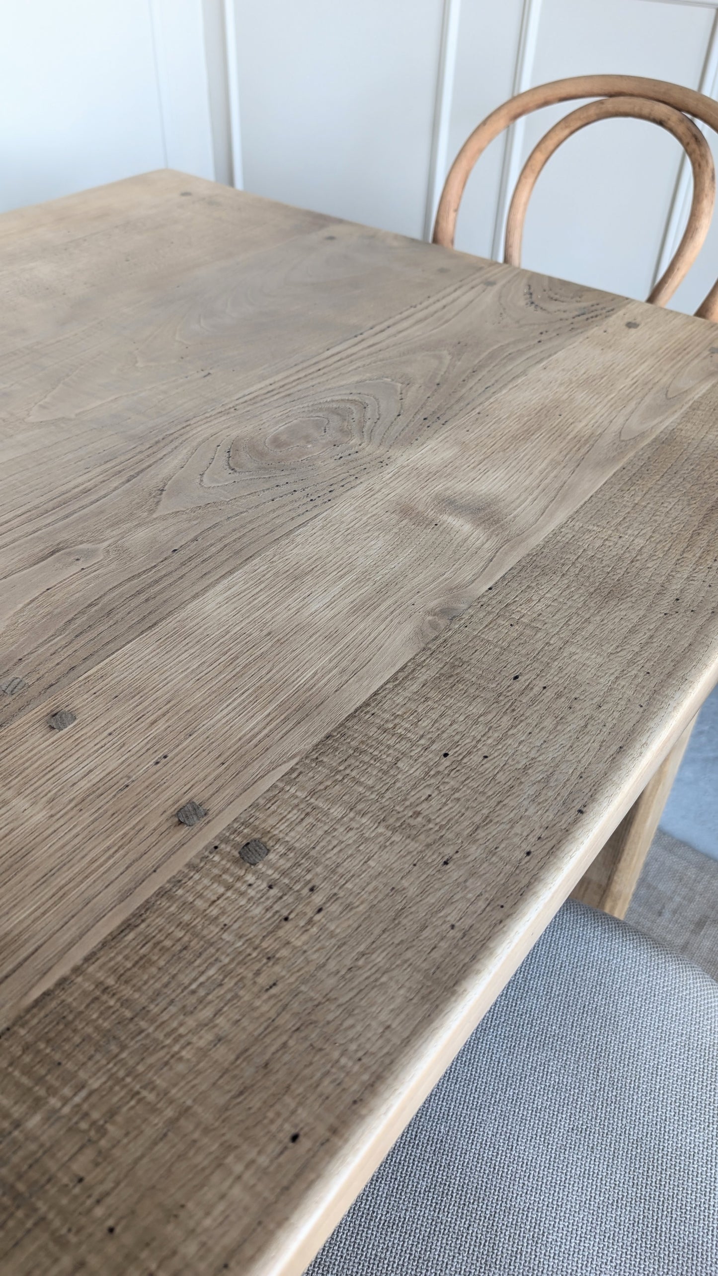 Table de ferme en chêne