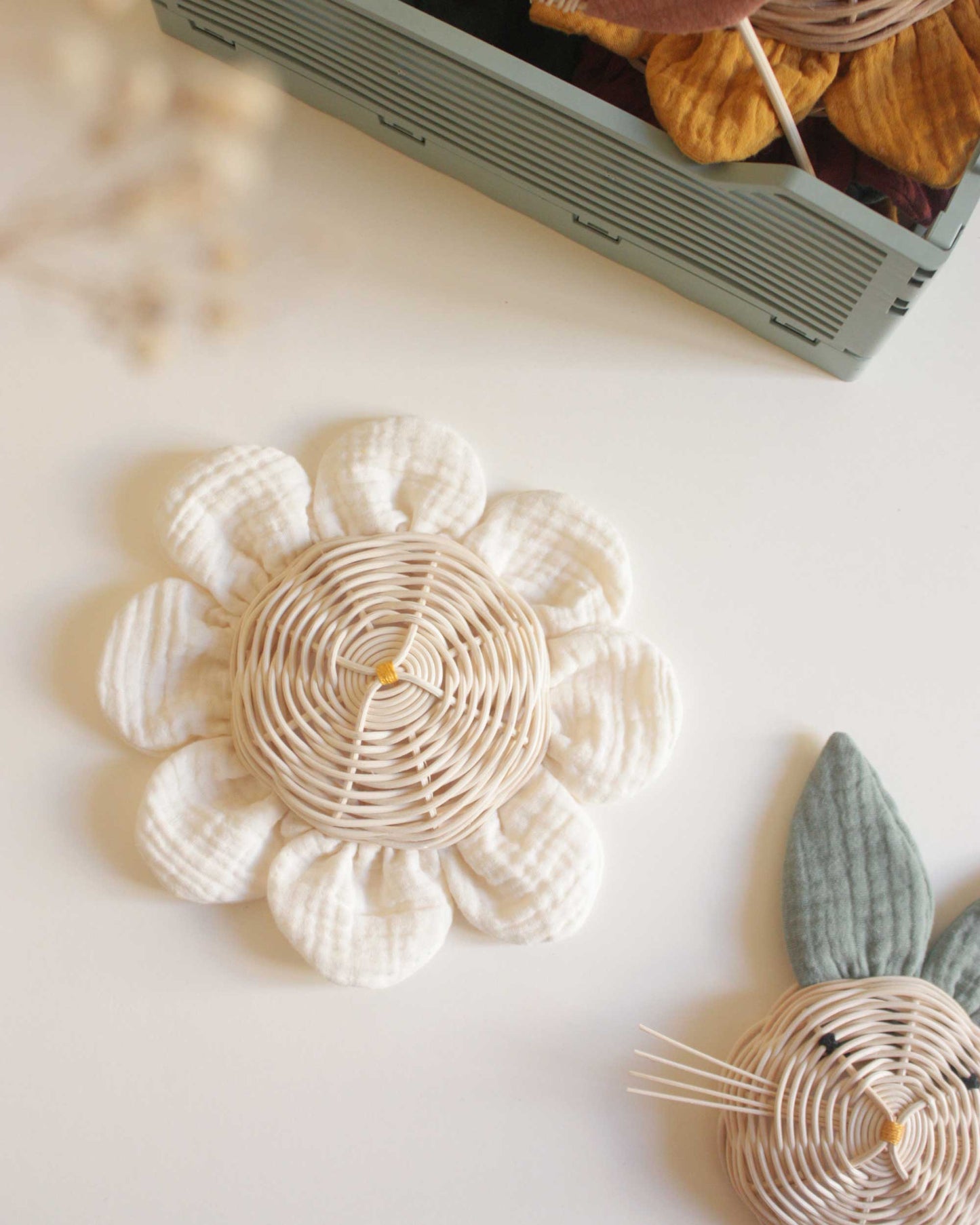 Grande fleur Capucine: Écru