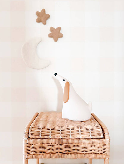 Trio Lune et Etoiles Murales en laine feutrée