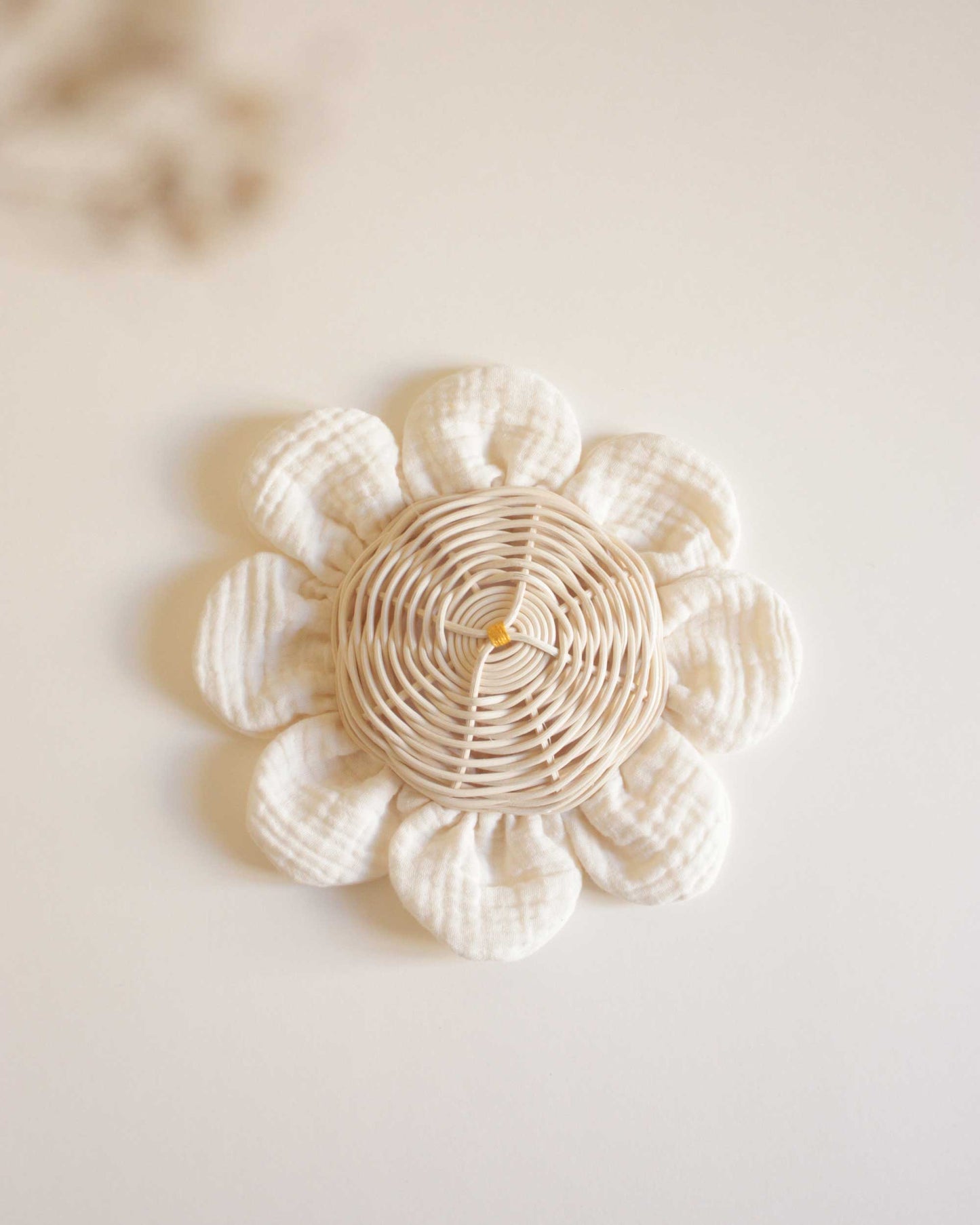 Grande fleur Capucine: Écru