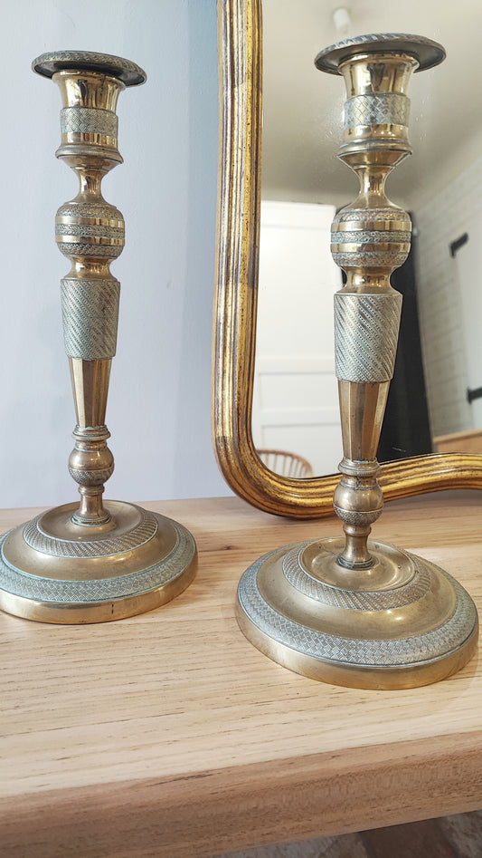 Lot de 2 bougeoirs