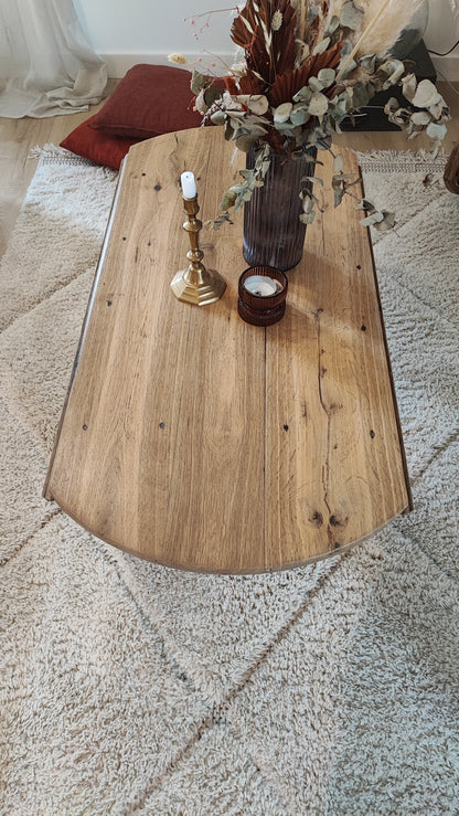 Table basse ovale