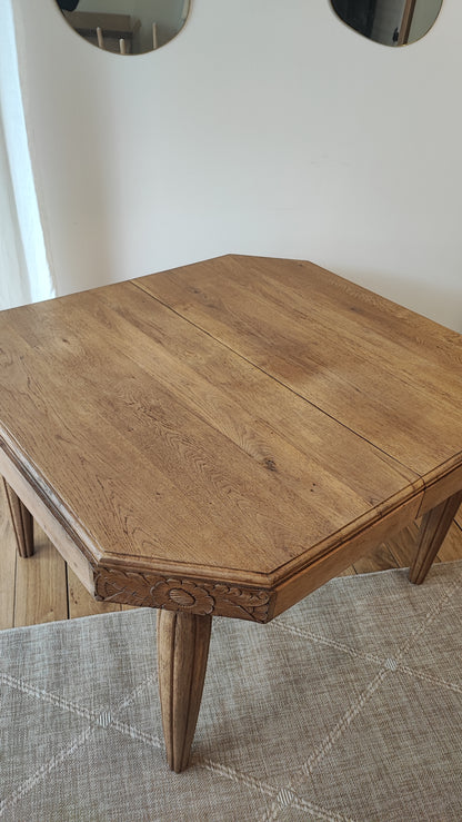 Table carrée art déco