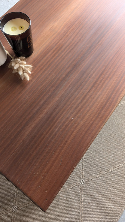 Table basse acajou