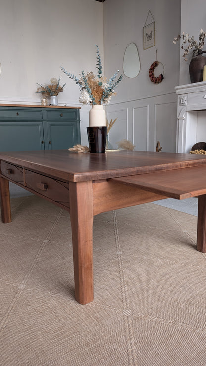 Table basse acajou