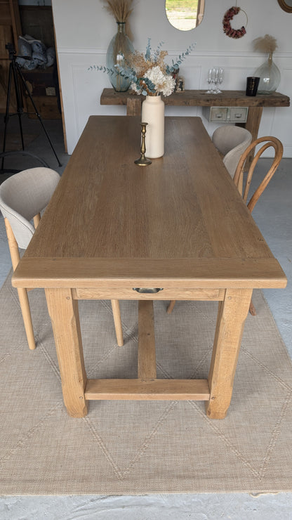Table de ferme rectangulaire