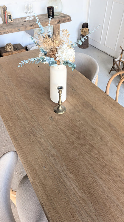 Table de ferme en chêne