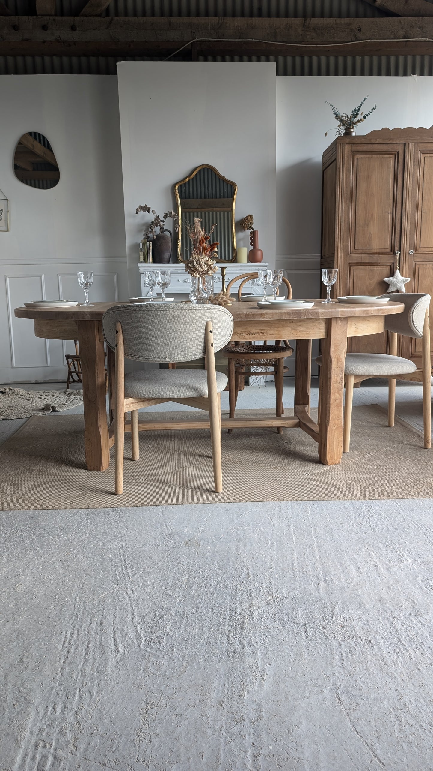 Table ovale