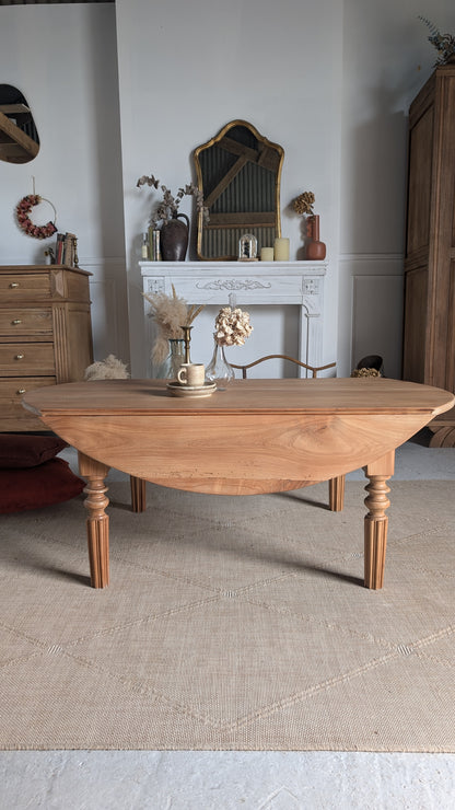 Table basse ovale