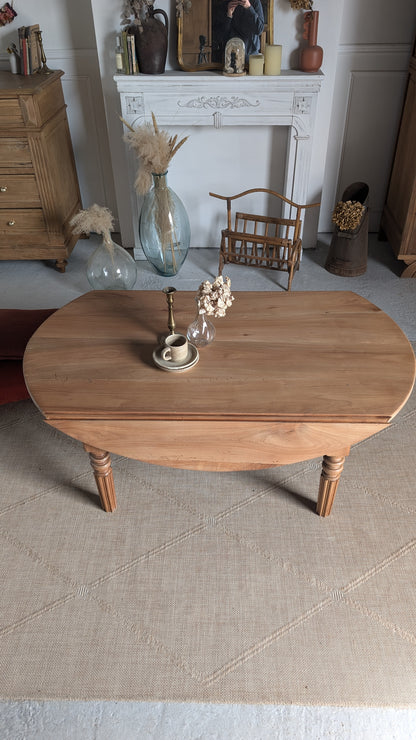 Table basse ovale
