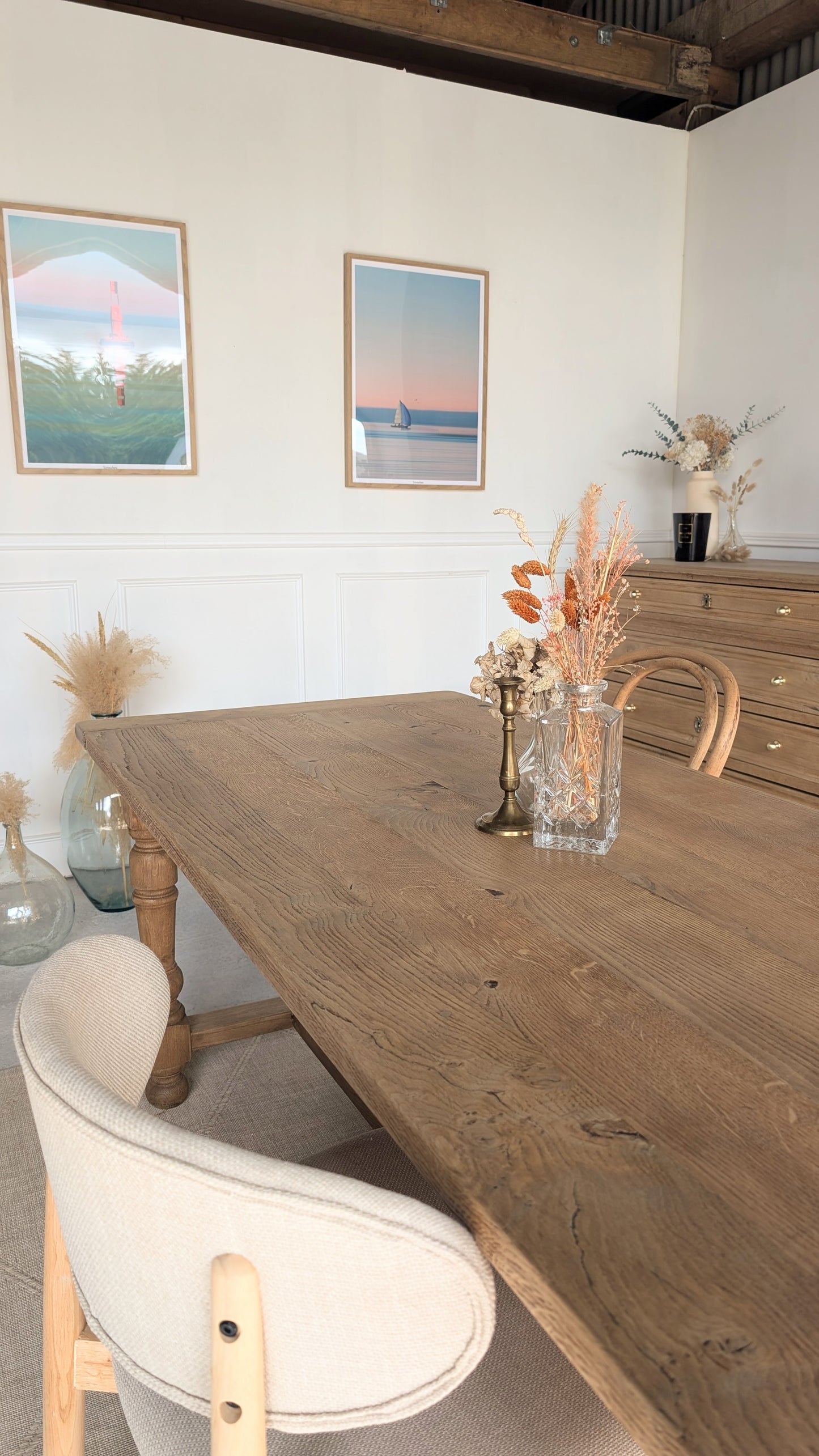 Table de ferme & son banc