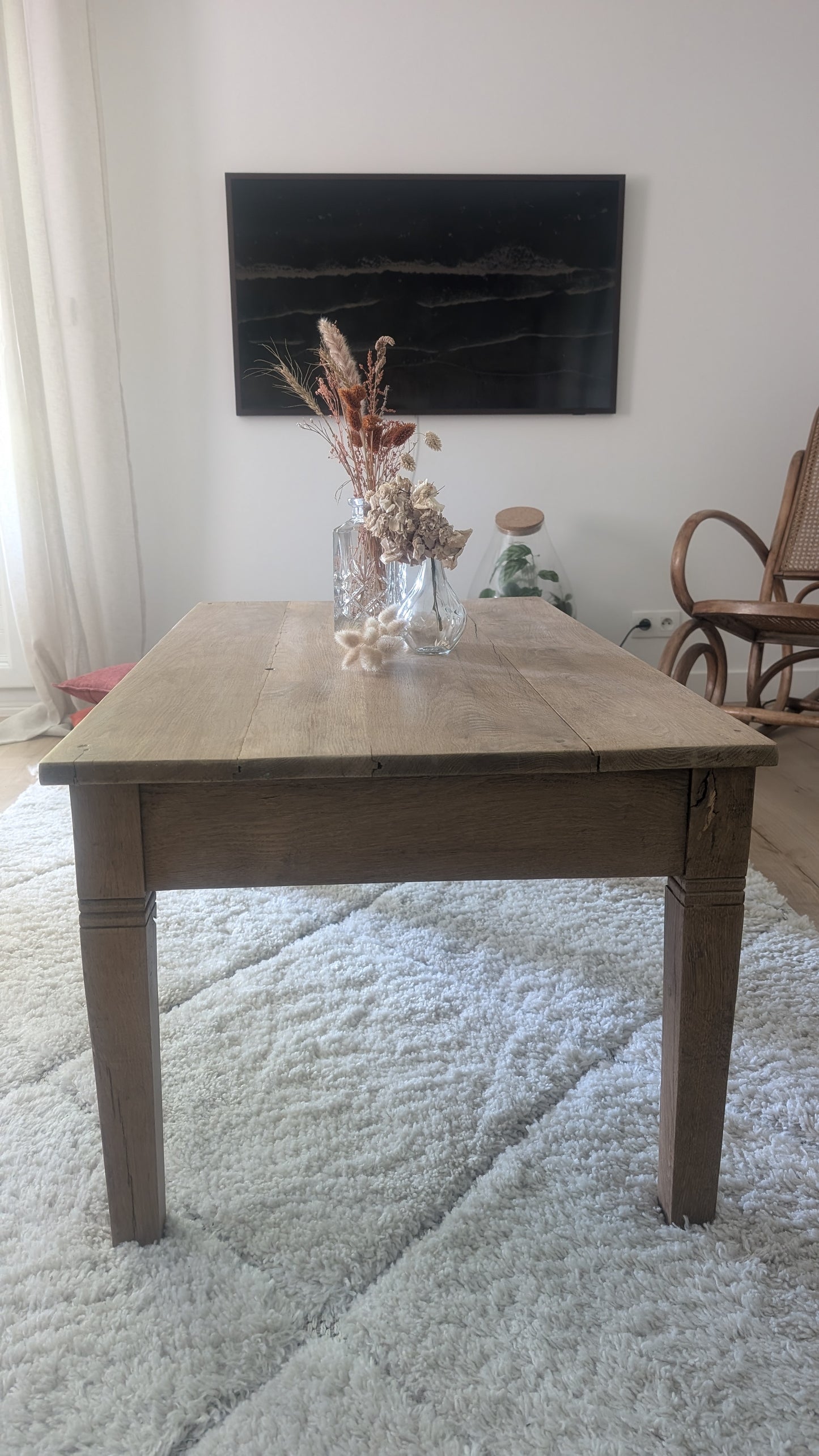 Table basse en chêne