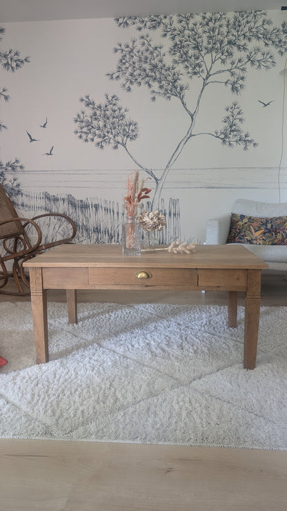 Table basse en chêne
