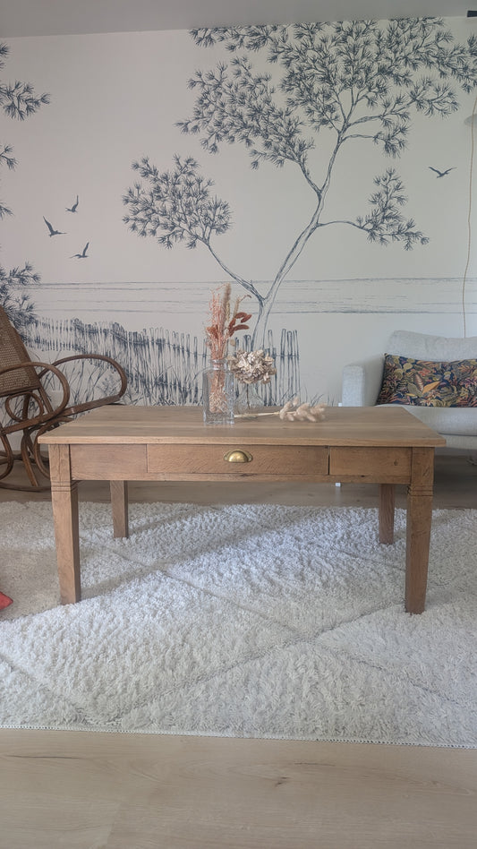 Table basse en chêne