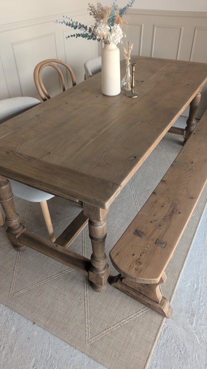 Table de ferme & son banc