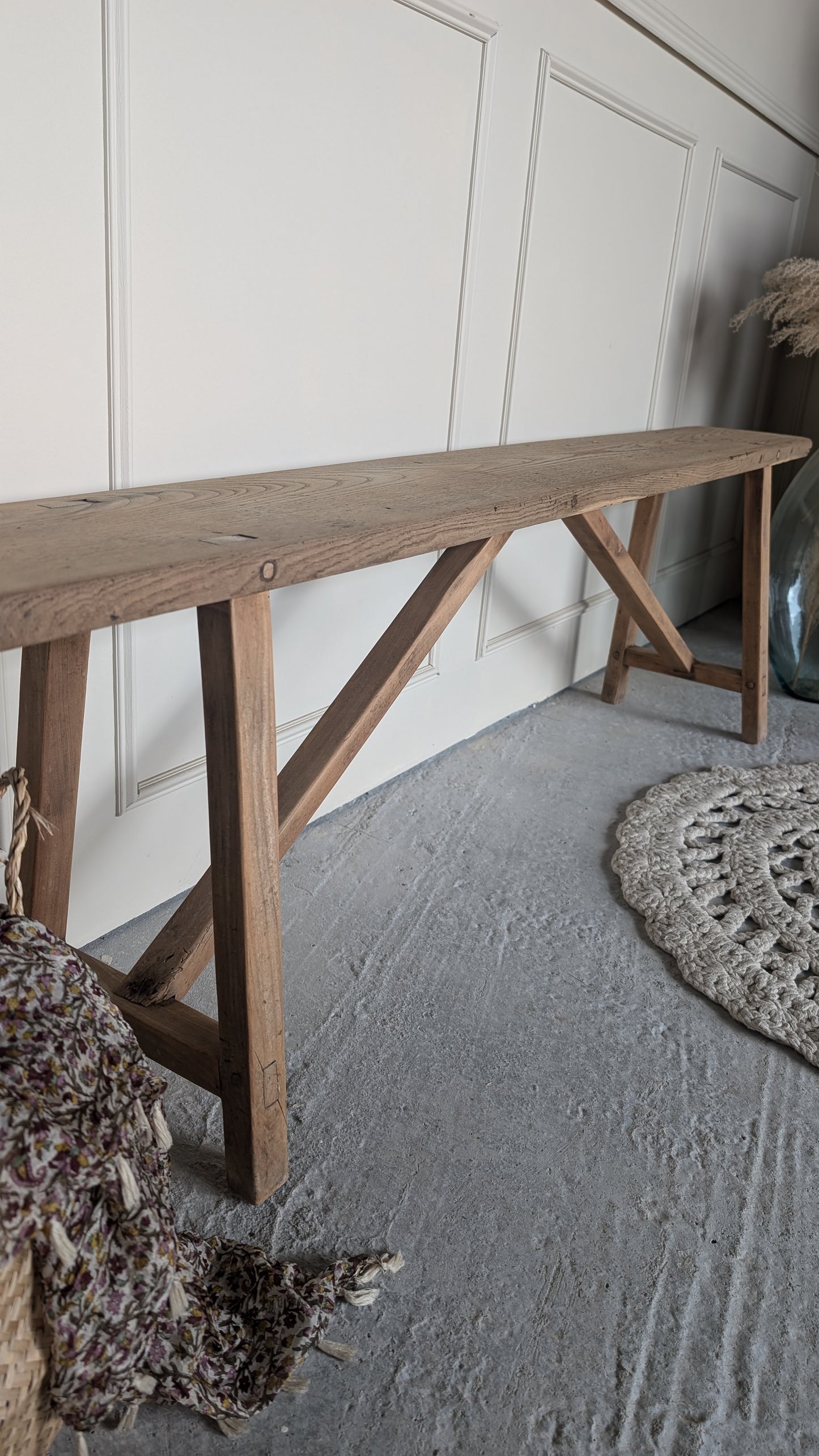 Banc ancien en chêne