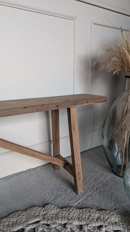 Banc ancien en chêne