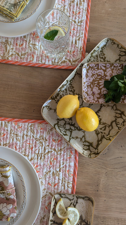 Sets de Table - Lot de 2 - Petunia Rose