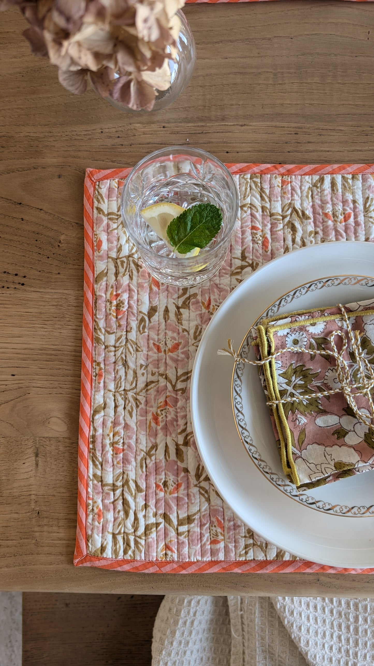 Sets de Table - Lot de 2 - Petunia Rose