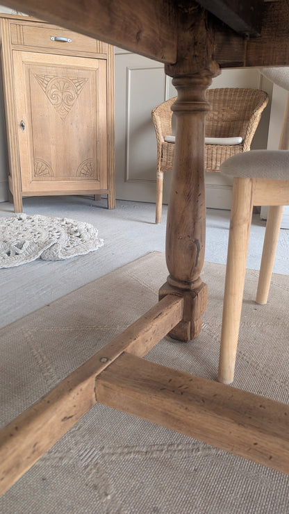 Table de ferme en chêne