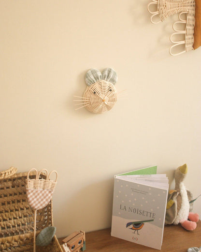 Trophée Souris vichy: Carreaux vert sauge