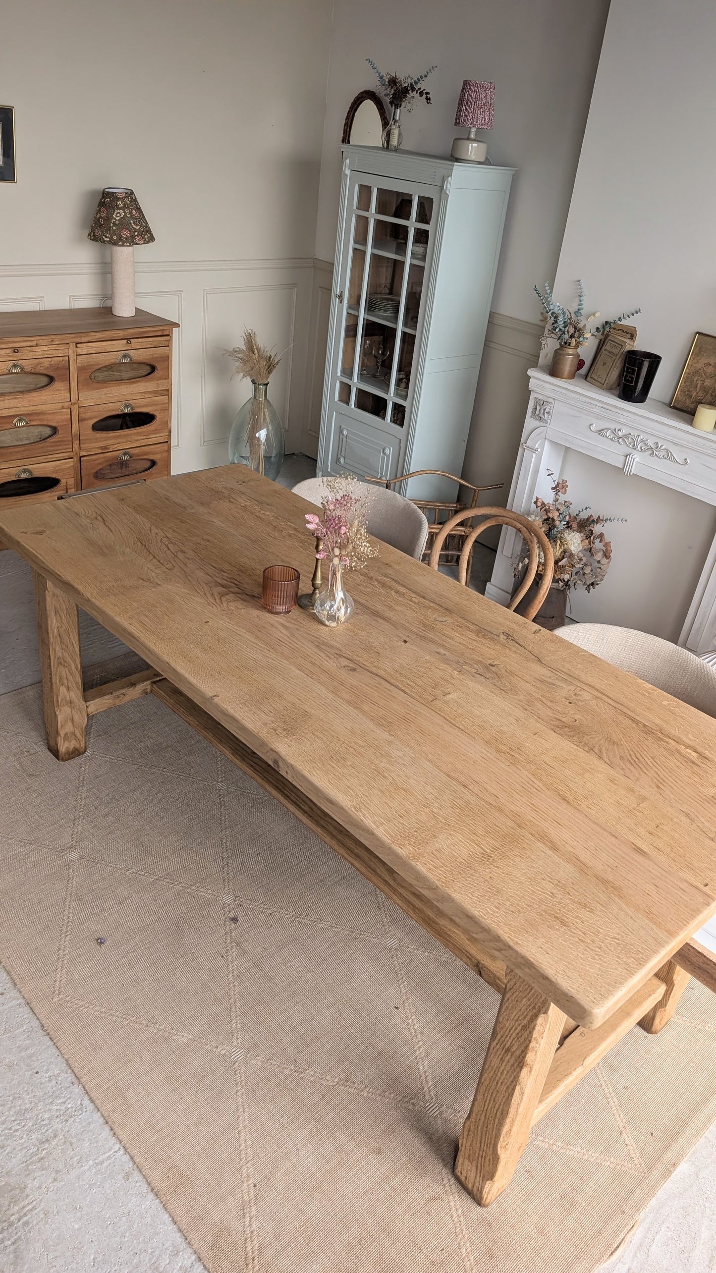 Table rectangulaire en chêne
