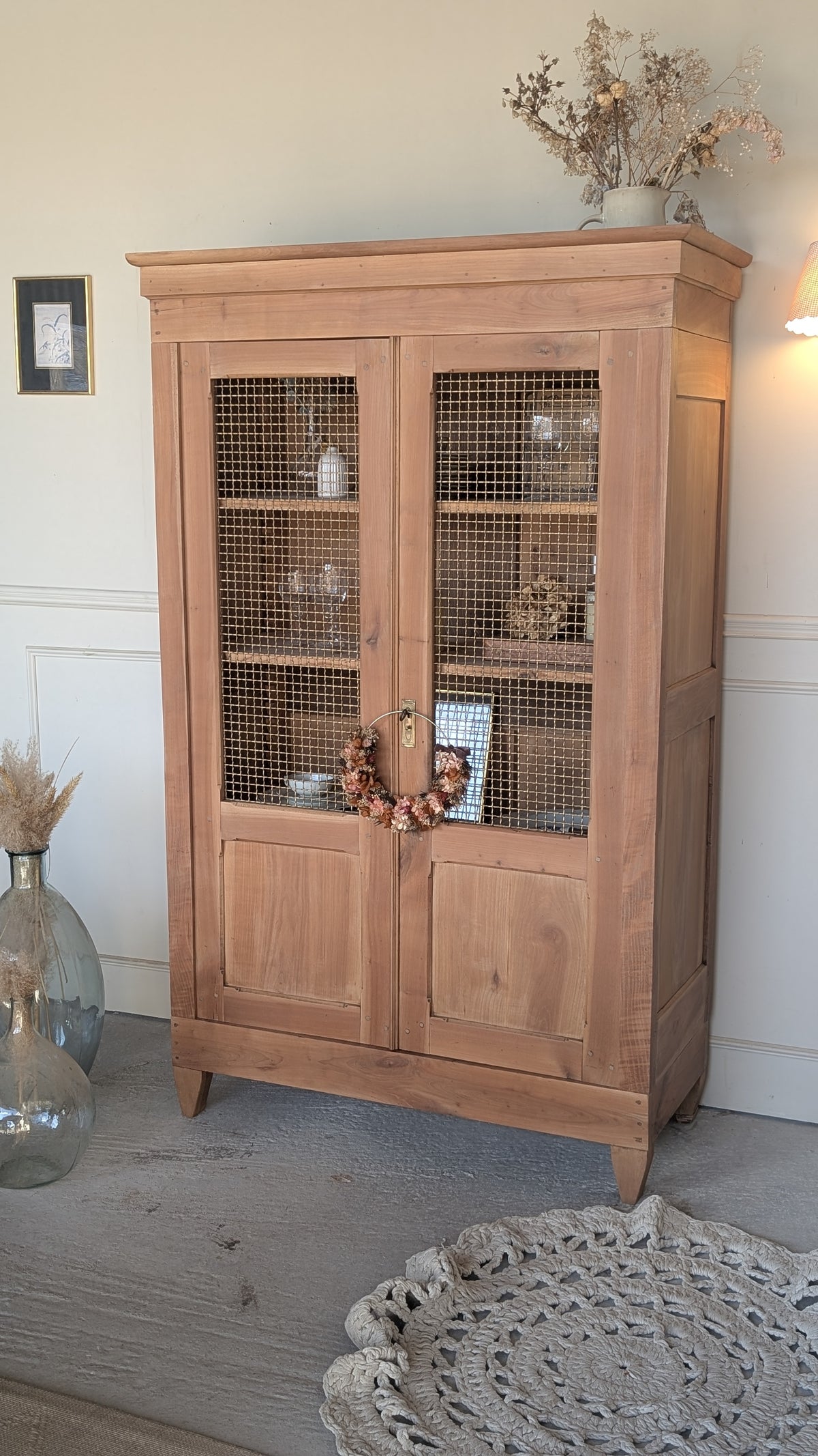 Vitrine en merisier