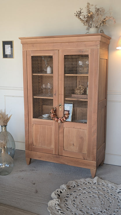 Vitrine en merisier