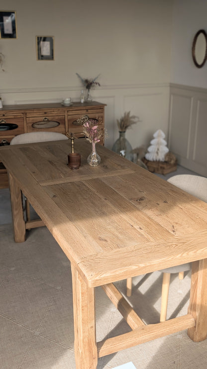 Table rectangulaire en chêne