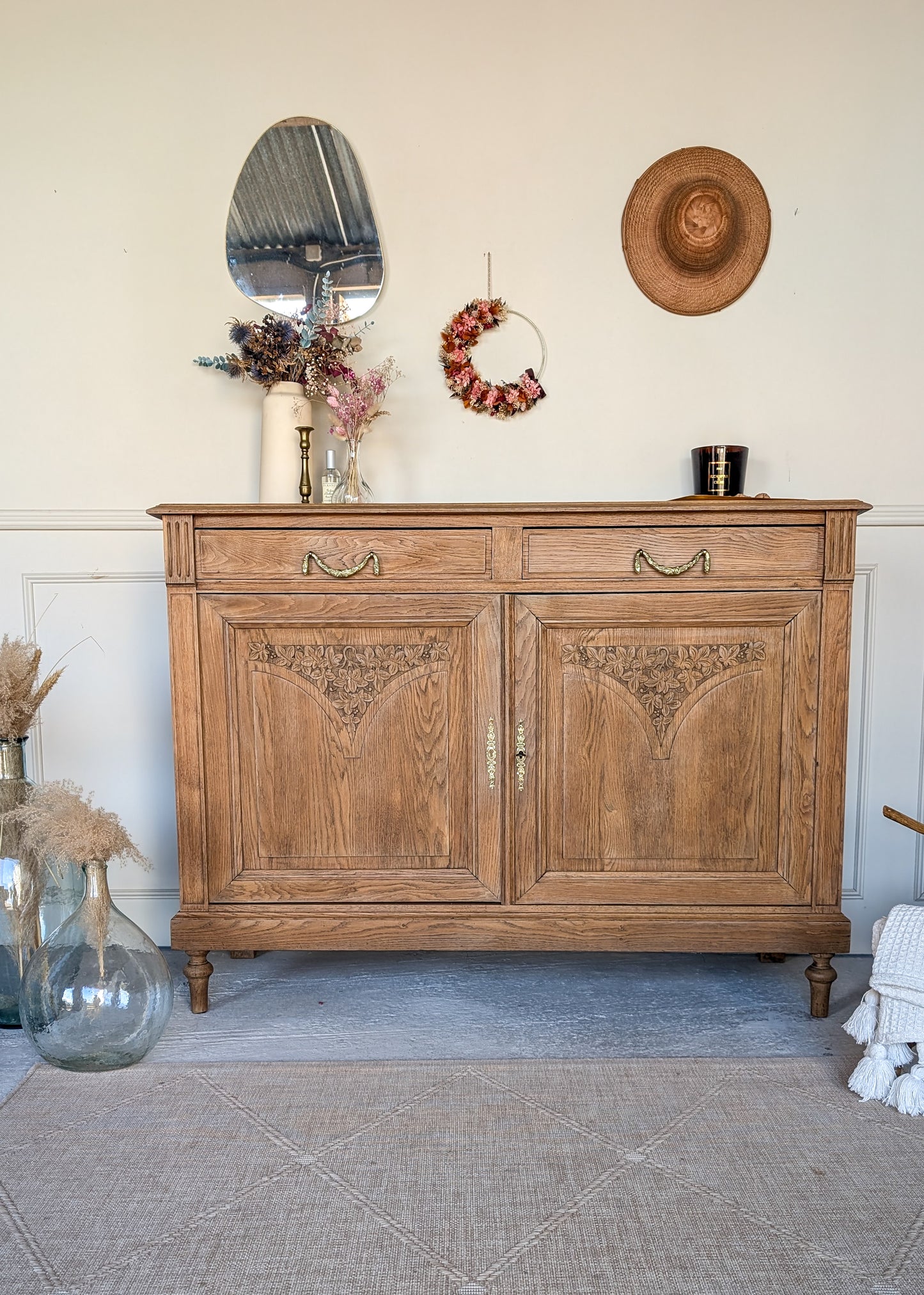 Grand buffet en chêne