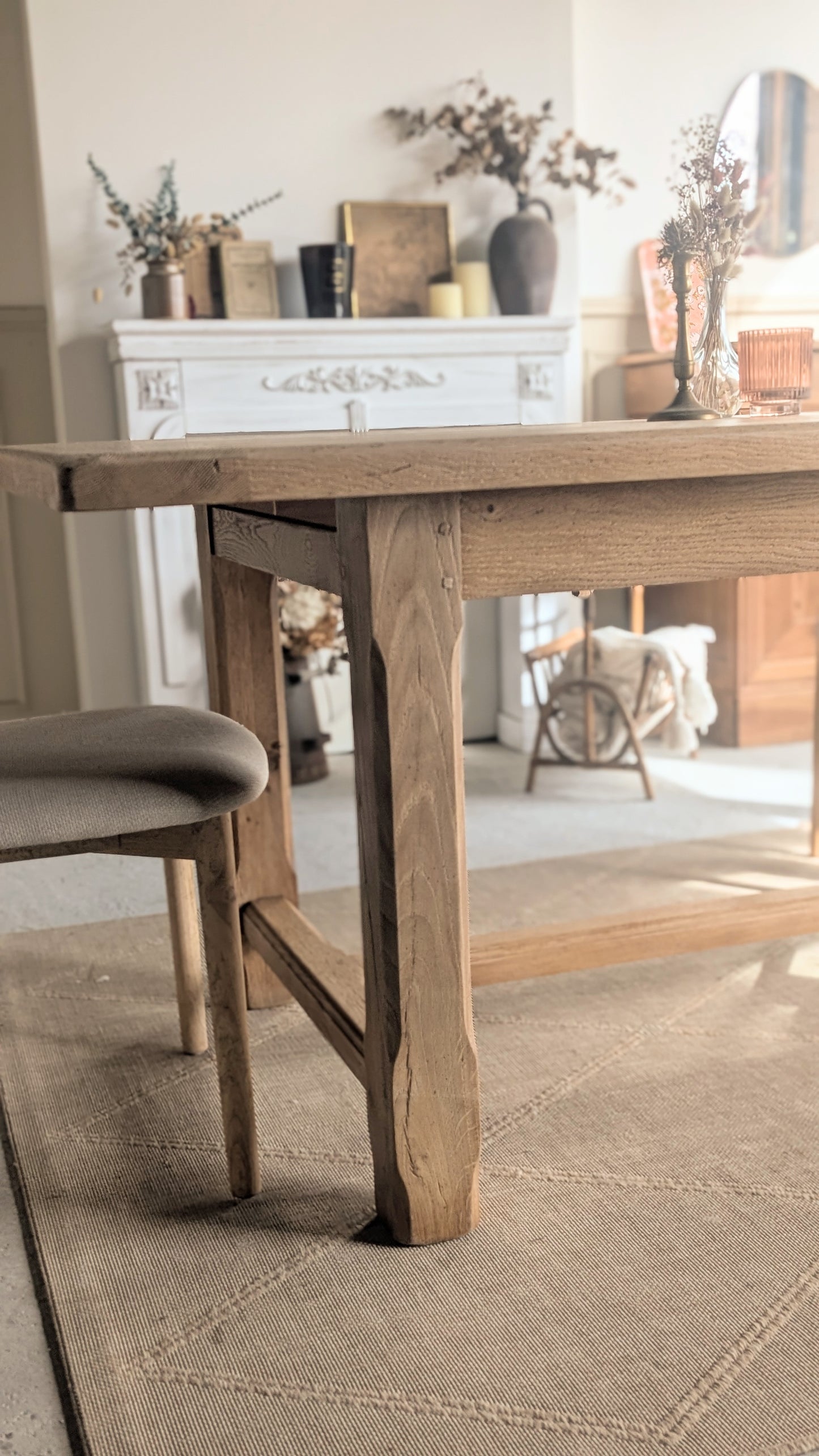 Table rectangulaire en chêne