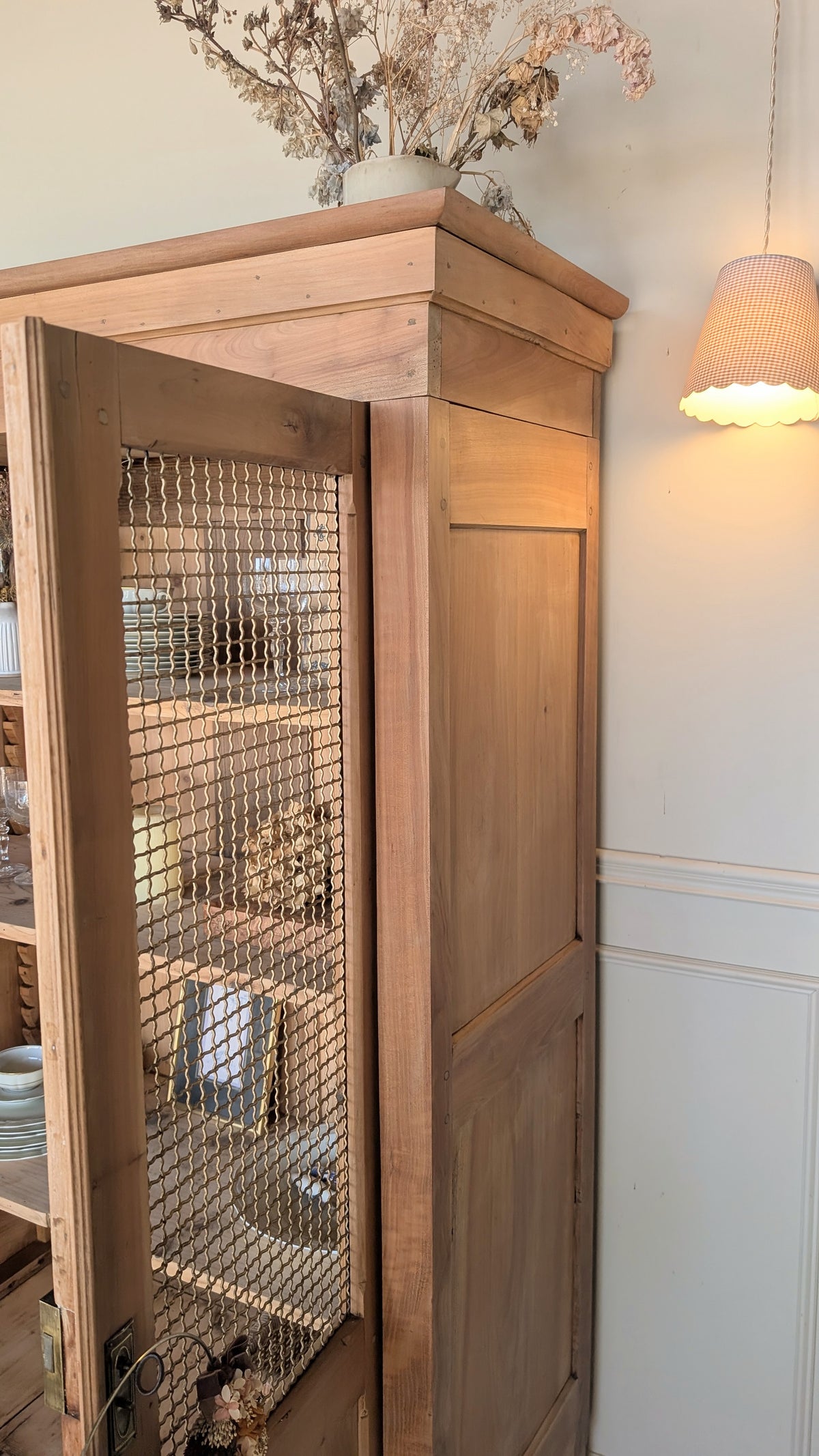 Vitrine en merisier