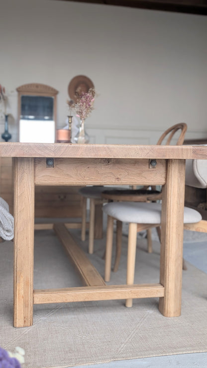 Table de ferme avec rallonges