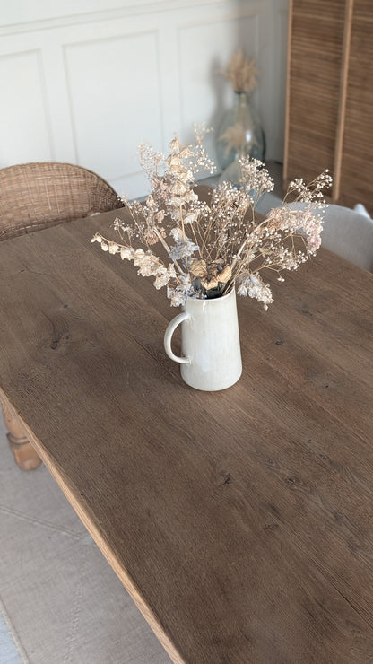 Table de ferme en chêne